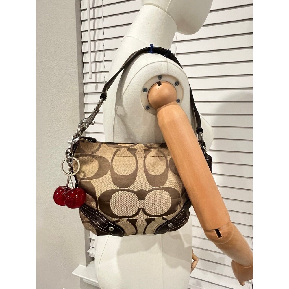 Coach Signature C Monogram Shoulder Bag